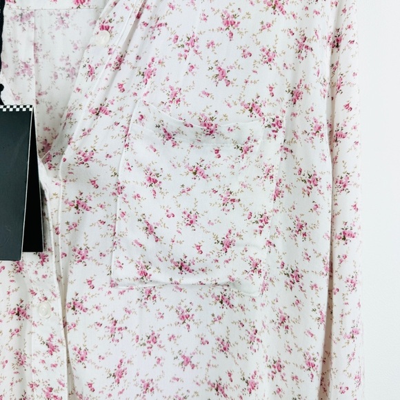 Rails Floral button down blouse NWT - Picture 8 of 15